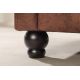 Coltare - Coltar cu sezlong stanga Chesterfield, maro antic