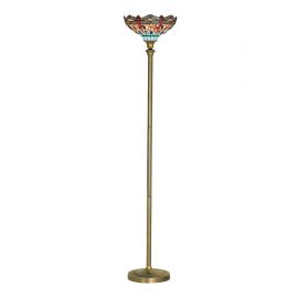 Lampadare - Lampadar cu sticla tiffany Dragonfly
