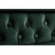 Canapele - Canapea clasica stil englezesc Chesterfield II 3 locuri, verde