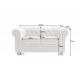 Canapele - Canapea clasica stil englezesc Chesterfield 2 locuri, sampanie