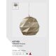 Pendule, Lustre suspendate - Lustra/Pendul din metal design decorativ Origami