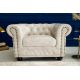 Fotolii - Fotoliu clasic stil englezesc Chesterfield, sampanie