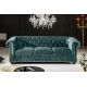 Canapele - Canapea clasica stil englezesc Chesterfield 3 locuri, petrol