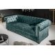 Canapele - Canapea clasica stil englezesc Chesterfield 3 locuri, petrol