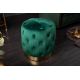 Banchete-Tabureti - Taburete Modern Barock 35cm, verde inchis/ auriu