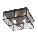 Plafoniera design decorativ Pisa 2L black