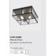 Plafoniere - Plafoniera design decorativ Pisa 2L black