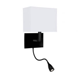 Aplice, corpuri de iluminat pentru pereti - Aplica de perete cu reader LED design elegant Hotel