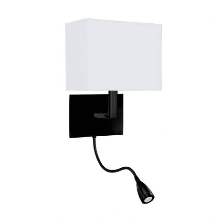 Aplice, corpuri de iluminat pentru pereti - Aplica de perete cu reader LED design elegant Hotel