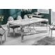 Mese dining - Masa dining eleganta Modern Barock 180cm, argintiu/ aspect de marmura
