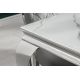 Mese dining - Masa dining eleganta Modern Barock 180cm, argintiu/ aspect de marmura