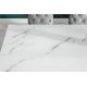 Mese dining - Masa dining eleganta Modern Barock 200cm, argintiu/ aspect de marmura