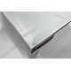 Masute Living - Masuta eleganta Modern Barock 100cm, argintiu/ aspect de marmura