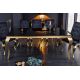Mese dining - Masa dining eleganta Modern Barock 200cm, negru/ auriu