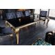 Mese dining - Masa dining eleganta Modern Barock 180cm, negru/ auriu