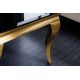 Masute Living - Masuta eleganta Modern Barock 100cm, negru/ auriu