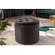 Banchete-Tabureti - Taburete cu spatiu de depozitare Modern Barock 50cm, negru