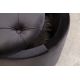 Banchete-Tabureti - Taburete cu spatiu de depozitare Modern Barock 50cm, negru