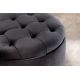 Banchete-Tabureti - Taburete cu spatiu de depozitare Modern Barock 50cm, negru