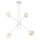 Lustra reglabila design modern ABSOS 4L alba