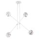 Candelabre, Lustre - Lustra reglabila design modern ABSOS 4L alba