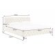 Paturi - Pat elegant tapitat cu catifea Modern Barock 180x200cm, sampanie