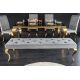 Banchete-Tabureti - Banca eleganta Modern Barock 170cm, gri / auriu