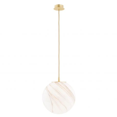 Pendule, Lustre suspendate - Lustra/Pendul design modern ALMIROS 30cm alama