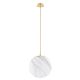 Pendule, Lustre suspendate - Lustra/Pendul design modern ALMIROS 30cm alama