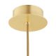 Pendule, Lustre suspendate - Lustra/Pendul design modern ALMIROS 30cm alama