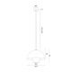 Pendule, Lustre suspendate - Lustra/Pendul design modern PIAVA maro