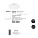 Plafoniere - Plafoniera LED moderna design slim PERFECT 40cm alba CCT Dimmable
