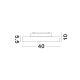 Plafoniere - Plafoniera LED moderna design slim PERFECT 40cm alba CCT Dimmable