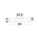 Plafoniere - Plafoniera LED moderna design slim PERFECT 60cm alba CCT Dimmable