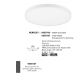 Plafoniere - Plafoniera LED moderna design slim PERFECT 80cm alba 3000K Dimmable