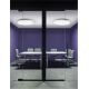 Plafoniere - Plafoniera LED moderna design slim PERFECT 100cm alba CCT Dimmable