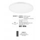 Plafoniere - Plafoniera LED moderna design slim PERFECT 100cm alba CCT Dimmable