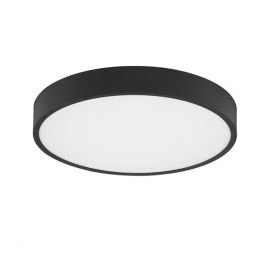 Plafoniere - Plafoniera LED moderna design slim PERFECT 40cm negru CCT Dimmable