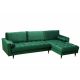 Coltare - Coltar elegant Cozy Velvet, catifea verde smarald