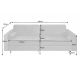 Canapele - Canapea impozanta Cozy 225cm, catifea gri