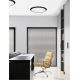 Spoturi tavan fals - Plafoniera LED incastrabila reglabila PERFECT 60cm negru 3000K Dimmable