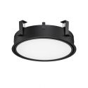 Plafoniera LED incastrabila reglabila PERFECT 40cm negru 3000K Dimmable