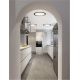 Spoturi tavan fals - Plafoniera LED incastrabila reglabila PERFECT 60cm negru 3000K Dimmable