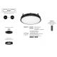 Spoturi tavan fals - Plafoniera LED incastrabila reglabila PERFECT 80cm negru 3000K Dimmable