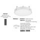Spoturi tavan fals - Plafoniera LED incastrabila reglabila PERFECT 60cm alba 3000K Dimmable