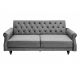 Canapele - Canapea extensibila design Chesterfield, Maison Belle Affaire 220cm, gri