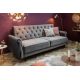 Canapele - Canapea extensibila design Chesterfield, Maison Belle Affaire 220cm, gri