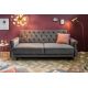 Canapele - Canapea extensibila design Chesterfield, Maison Belle Affaire 220cm, gri