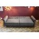 Canapele - Canapea extensibila design Chesterfield, Maison Belle Affaire 220cm, gri