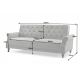 Canapele - Canapea extensibila design Chesterfield, Maison Belle Affaire 220cm, gri